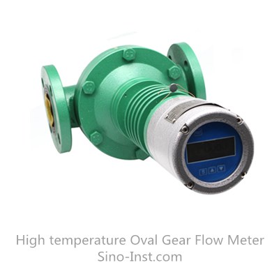 High temperature Oval gear fuel consumption diesel oil flowmeter