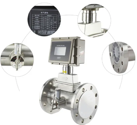 GAS Turbine Flow Meter Structure