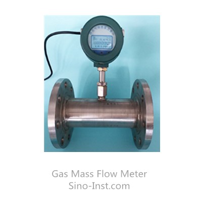 pipe type thermal mass flow meter