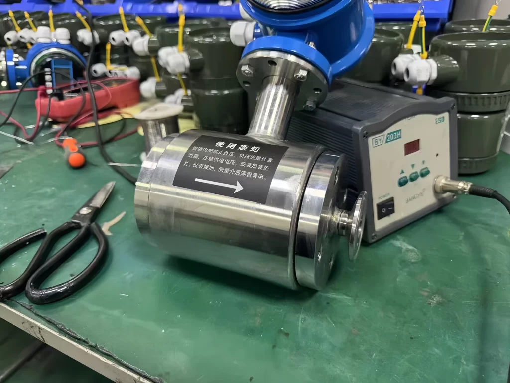 Sanitary Magnetic Flow Meter clamp on