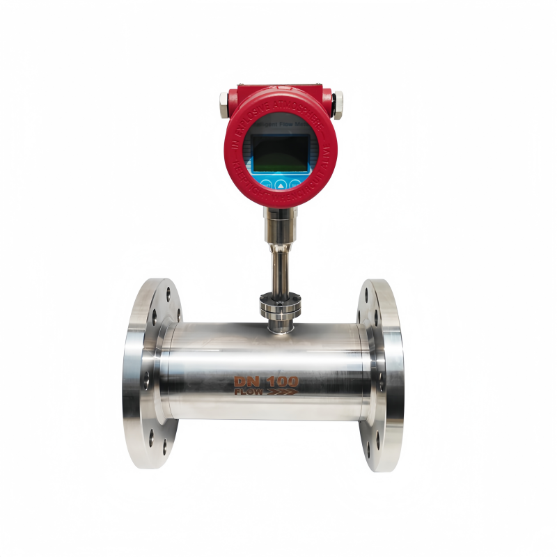 Thermal gas mass flow meter