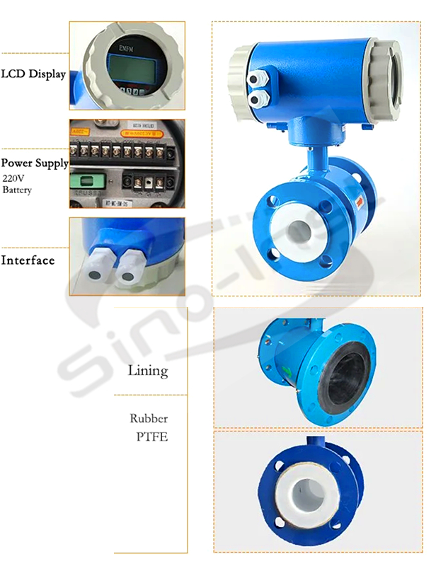 SI-3101 Electromagnetic Digital Water Flow Meter