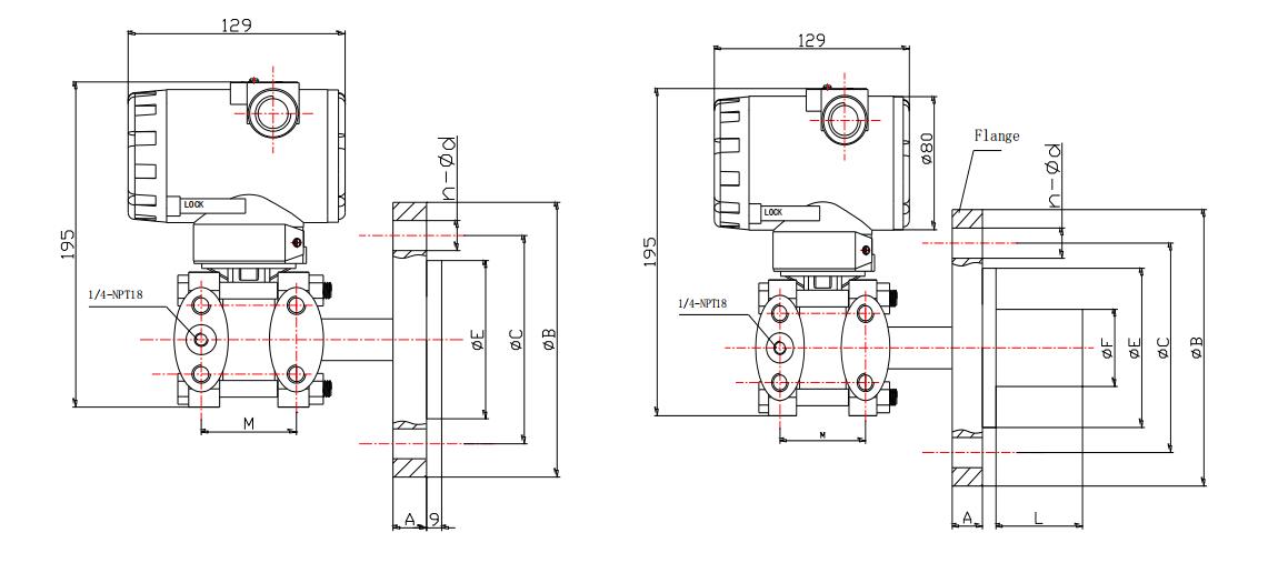 SI3151LT Pressure Level TransmitterFlange Mounting SinoInst