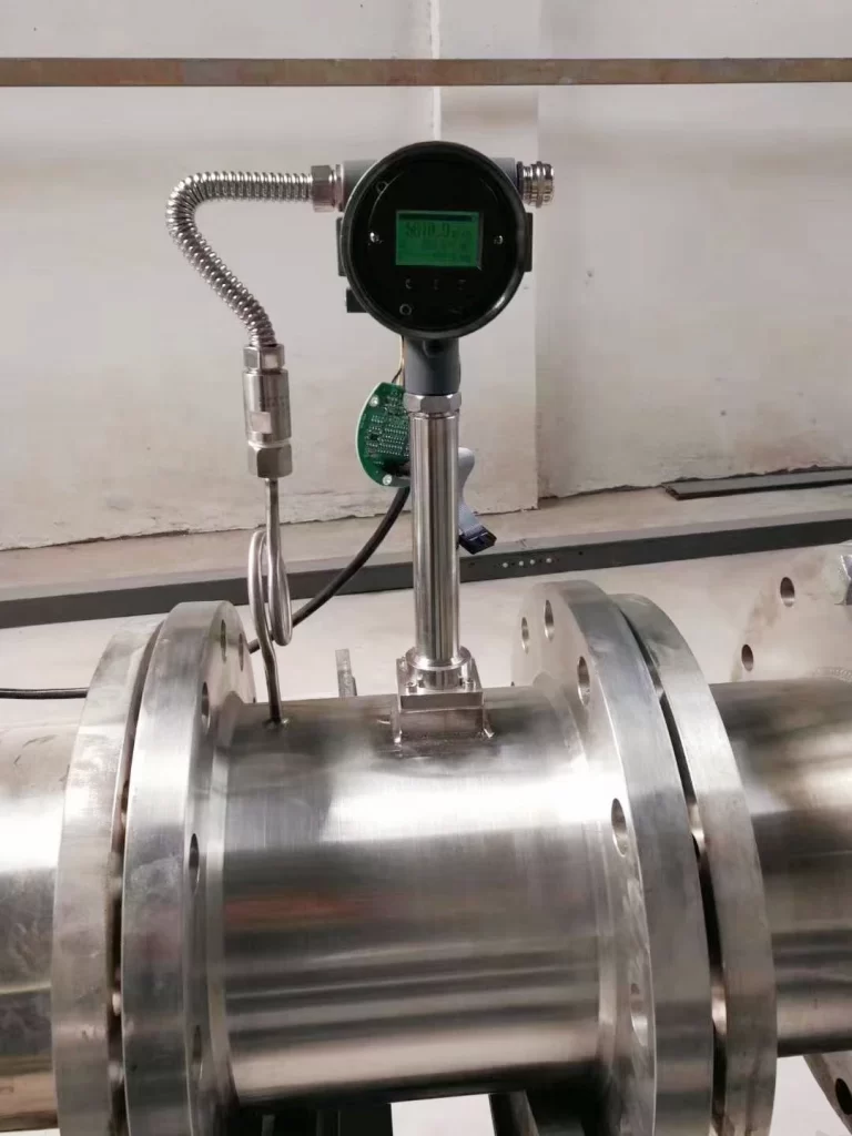 Vortex flowmeter installation