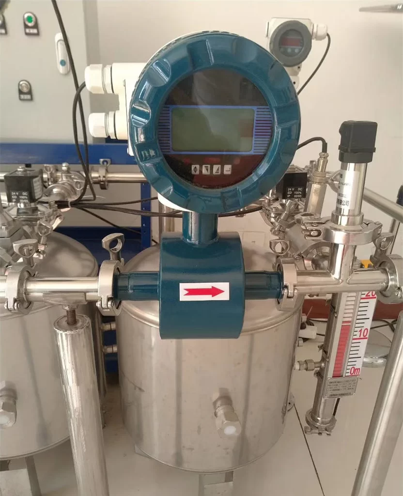 beverage flow meters for beverage filling