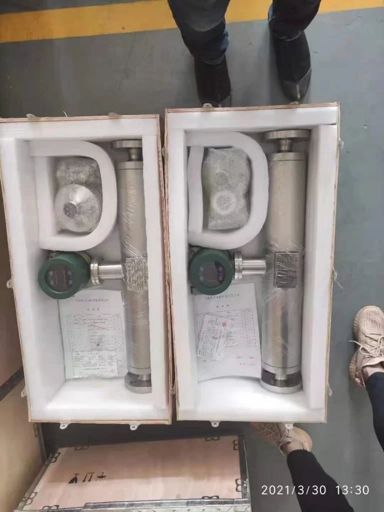 Straight Tube Coriolis Mass Flow Meters Packaging