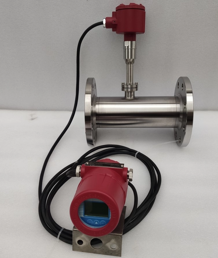 inline thermal mass flow meters split type