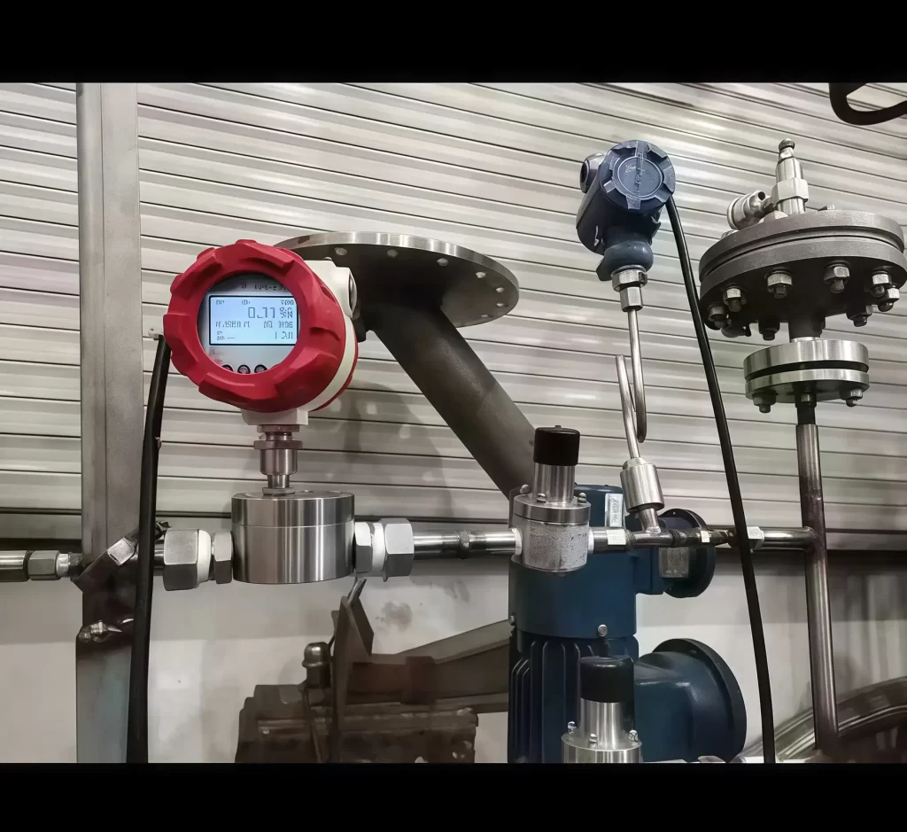 Gear flow meter to measure small flow rate of kerosene