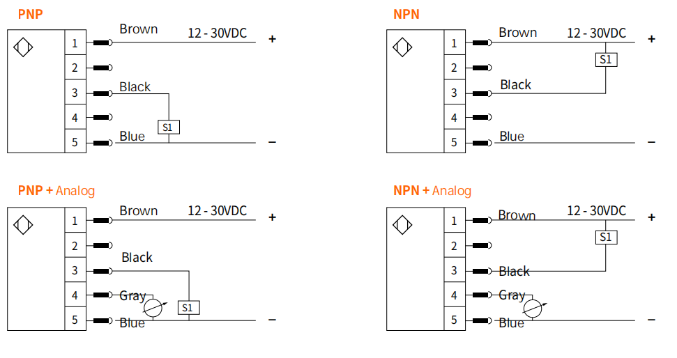 SI-100B Electronic Flow Switch-Sensor wiring diagram