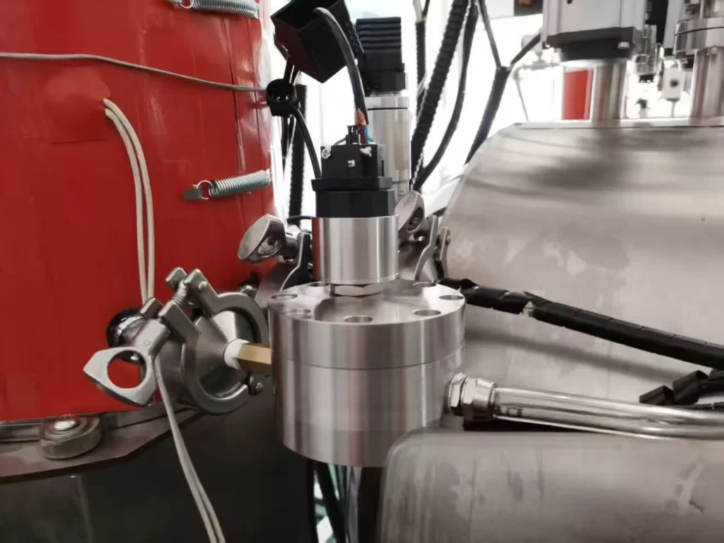 Gear flow meter without display
