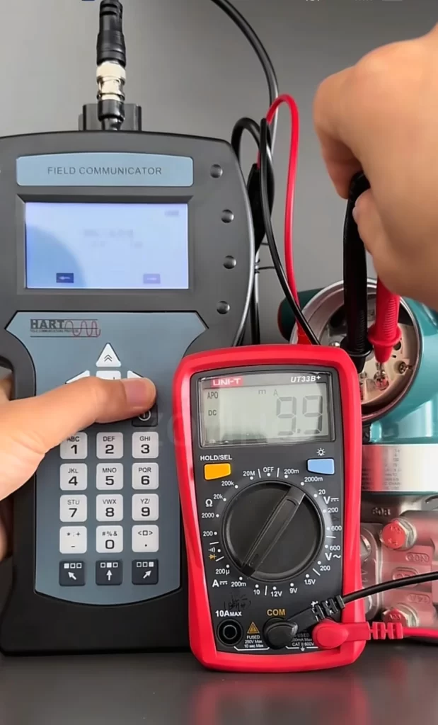 Multimeter to test Pressure Transmitter 4-20mA