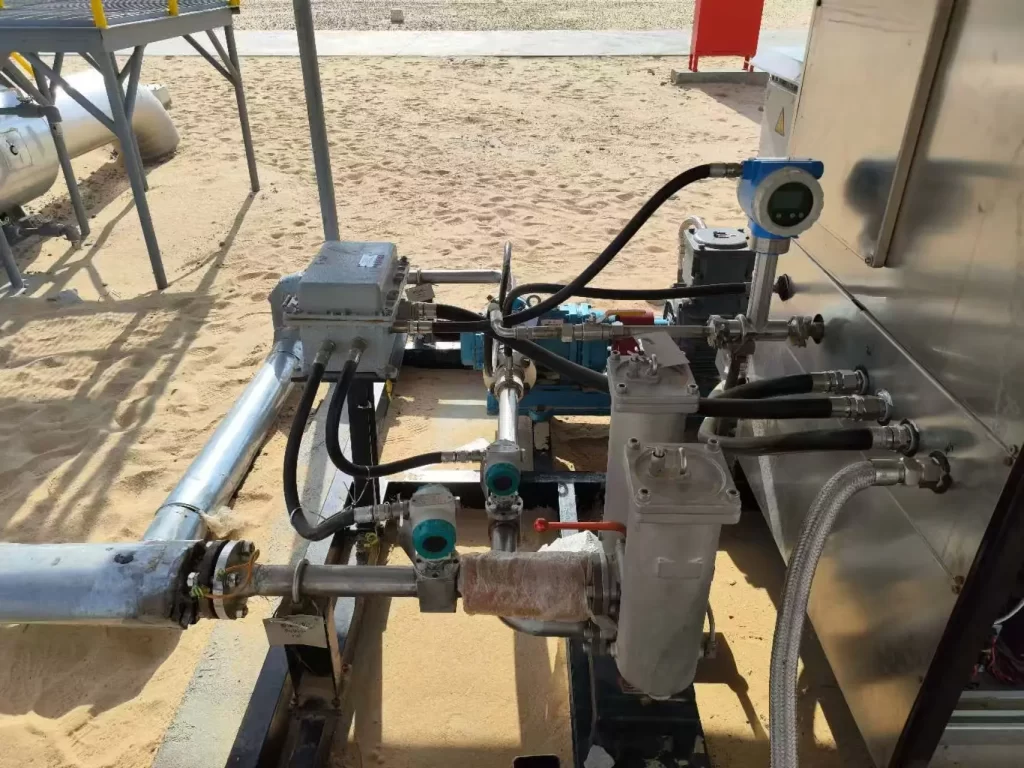 Target flowmeter installation