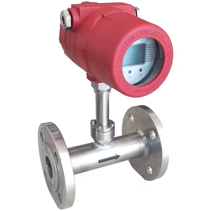 Thermal gas mass flow meter