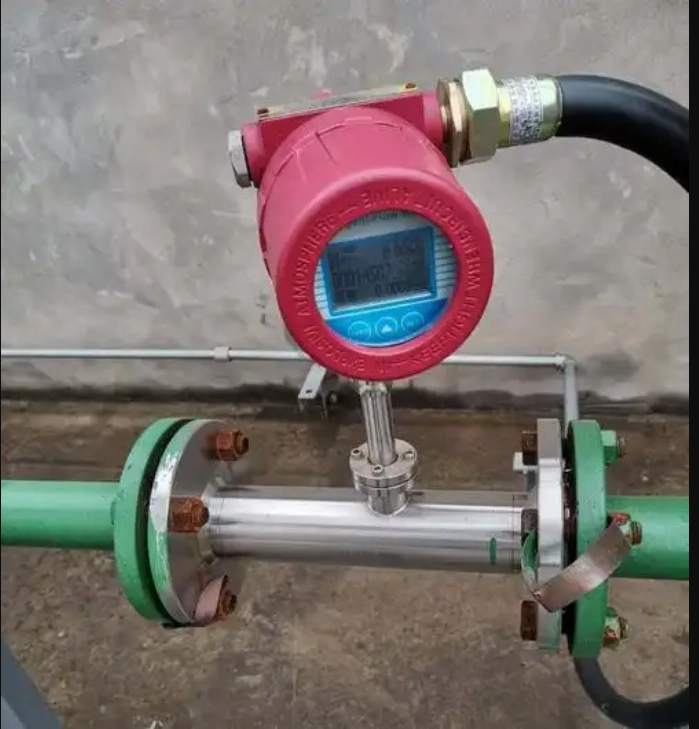 Thermal gas mass flow meter application