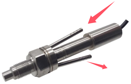 Water-cooled pressure sensor