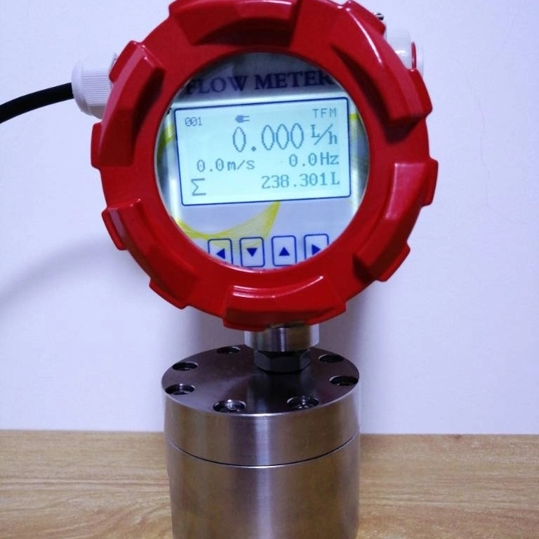 Gear Flow Meter Display Reading