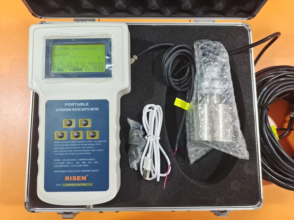 Portable ultrasonic depth sounder