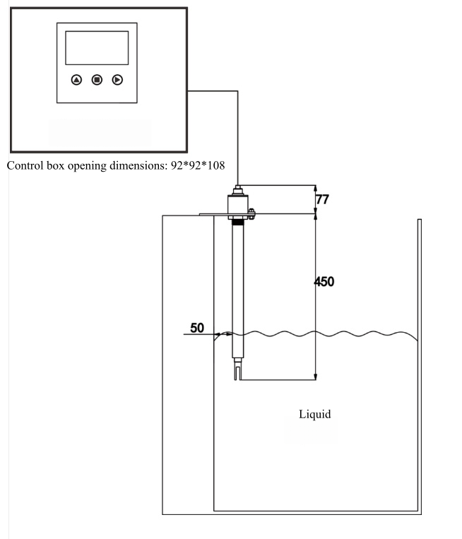 Acid Concentration Meter Dimensions
