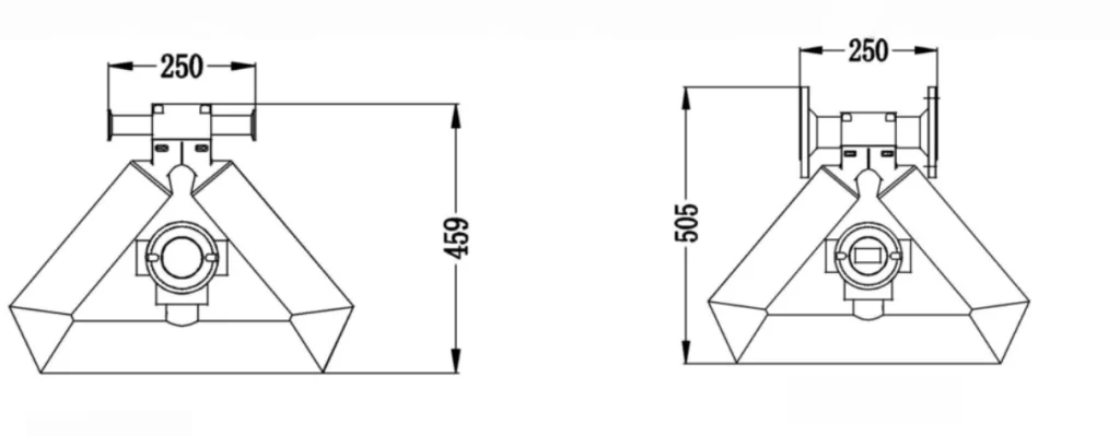 Coriolis Vibration Density Meter Dimension