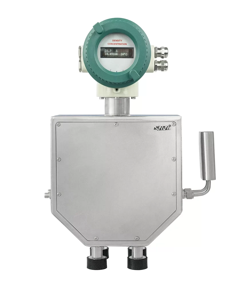 Coriolis density meter