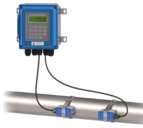 External clamp ultrasonic flow meter 1