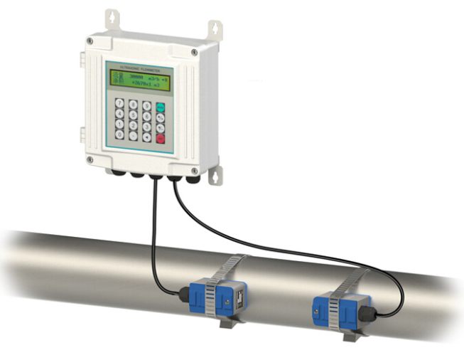 External clamp ultrasonic flow meter 2