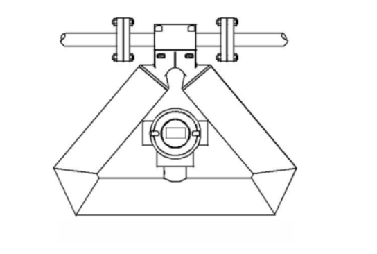 Installed on the underside of horizontal pipes, suitable for pure liquids.