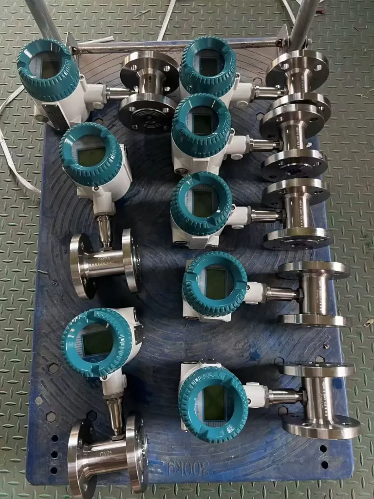 Liquid turbine flow meters