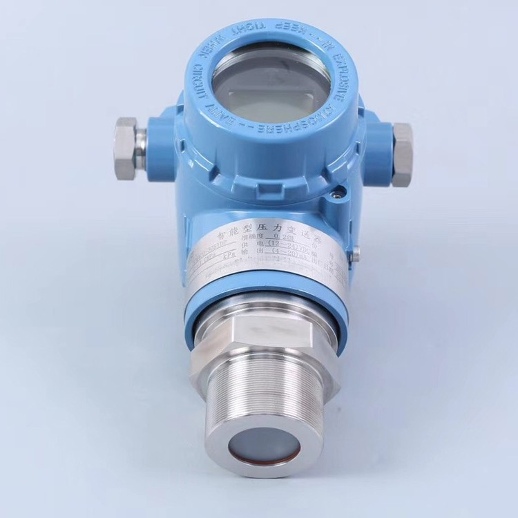 Ceramic capacitive pressure sensor with display