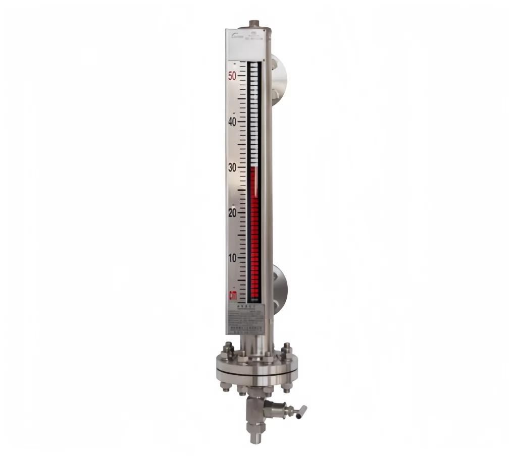 Anti-Bubble Magnetic Level Gauge for Liquefied Gas