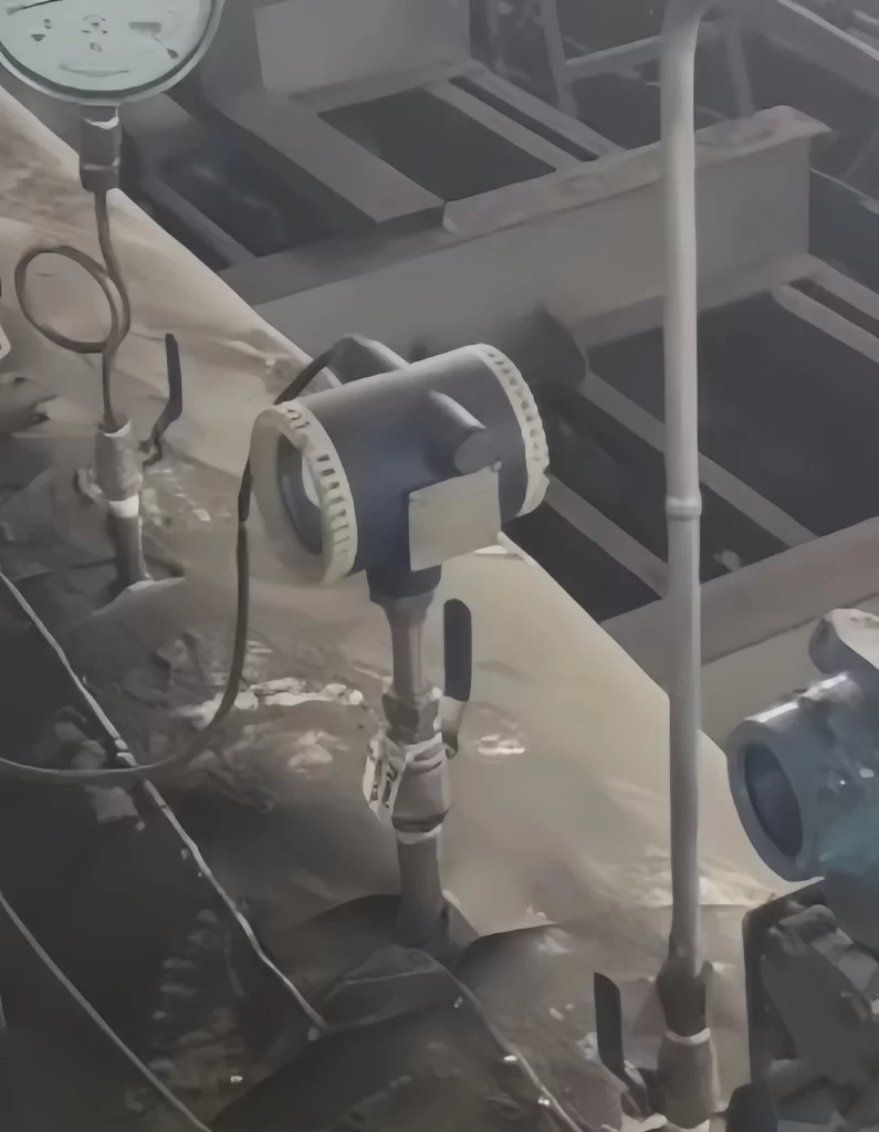 High-Temperature Gas Flow Meter Insertion Installation