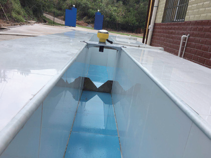 Flow monitoring at industrial discharge outlets