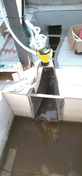 Monitoring at wastewater treatment plant outfalls