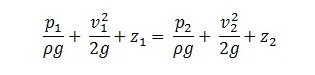 Bernoulli's equation