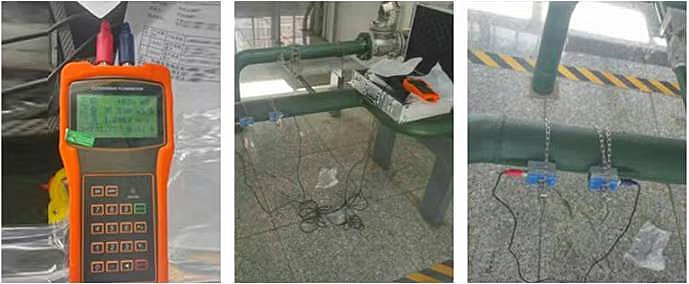 Portable Ultrasonic Flow Meters used for leak detection in drinking water pipelines